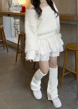 ラブリーカンカンバンディングスカート / Lovely cancan banding skirt