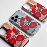 ポピー iPhoneケース/Red Poppy (iPhone) Jelly Case