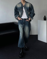MG727 Garment Dining Denim Pants (3 colors)
