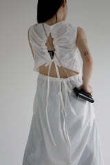 ナイロンバックポイントワンピース / Nylon Back Point One Piece (3color)