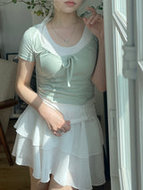 バレリーナカンカンシフォンスカート / ballerina cancan chiffon skirt