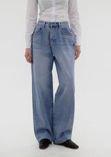 ラウンドワイドデニムパンツ / round wide denim pants