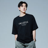 HOLYNUMBER7 X DKZ チェチャンレタリングブラックTシャツ