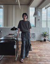 ハーフメッシュパンチングニット (3 color)