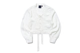 BELL SLEEVE TIE BLOUSE