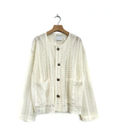 22S/S レースカーディガン (2 color) (6694785450102)