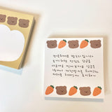 Carrot memo (100 sheet) (6695826653302)