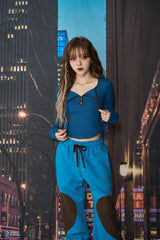 ストリングホックトップス / STRING HOOK TOP (BLUE)