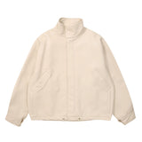 オーバーフィットバフィングレザーライダージャケット/Overfit Buffing Leather Rider Jacket_Ivory