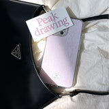 Pink lace jelly hard case (clear)