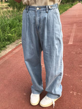 サマーピンタックデニム