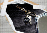 シルバーチェーンフォンケース / 486 SILVER CHAIN PHONE CASE (SHORT)