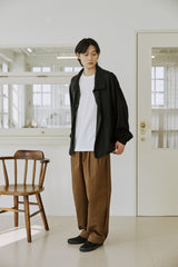 サイドバルーンパンツ / unisex side balloon pants brown