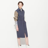 MADELINE TUBE DRESS, STEELBLUE + TAUPE (6628245209206)