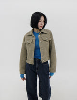 ブックルトラッカージャケット / Bookle trucker jacket (2color)