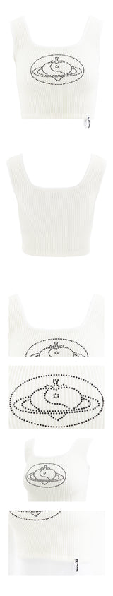 SPACE TOP IN IVORY
