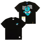 23 フィールグッドベアスタンダードフィットTシャツ / 23 FEEL GOOD BEAR STANDARD FIT T-SHIRTS WHITE / BLACK
