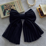 Pleated Chiffon Ribbon Hair Pin (6611858325622)