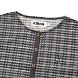 スモールチェリーシースルーパターンカーディガン / SMALL CHERRY SEE THROUGH PATTERN CARDIGAN [BROWN]