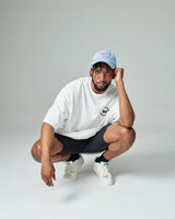 I Diff Logo Oversize T-shirts (White) (6555049459830)