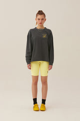 スポーツピグメントロングTシャツ／KIRSH SPORTS PIGMENT LONG SLEEVE T-SHIRT [CHARCOAL]