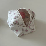 SPRING FLOWER ZIPPER POUCH