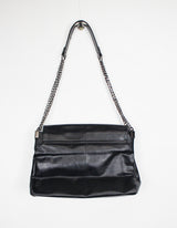 マットチェーンバッグ / matte black chain bag