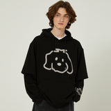 Maltese logo layered hoodie