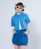 ウィンディロゴジップアップジャケット / WINDY LOGO ZIP-UP JACKET _ BLUE