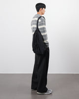ダイアゴナルラインツータックワイドスラックス/diagonal line two tuck wide slacks 3color