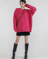 (UNISEX) サイレンスウールオーバーニット