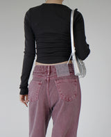 カットクロップTシャツ / Cut Crop T-shirt (3color)