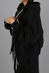 KEVIN OVER-FIT HOOD ZIP-UP