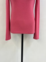 ナッピングVネックロングスリーブTシャツ