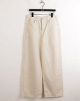 Nade Buckle Point Cotton Long Wide Pants