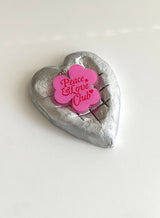 ピース＆ラブクラブキーリング/Peace&Love*Club Keyring (2type)