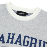 カレッジロゴハーフニット / COLLEGE LOGO HALF KNIT
