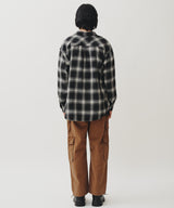 GINGHAM CHECK SHIRT (BLACK)