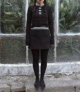 ribbon long sleeve T-shirt (4colors)