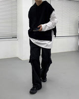 トイフーディーベスト/SK Toy Hoodie vest (4 colors)