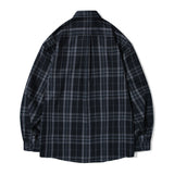 Layla The reason for love Cloudy Check Shirt S72 Navy (6550302326902)