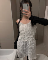 レイヤードボレロカーディガン