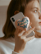 ROLAROLA X SAKI ハートクショングリップトック ライトピンク