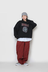 スマイルブラックニルバーナスウェットシャツ / Smile Black Nirvana Sweatshirt