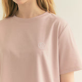 スタンダードロゴラウンドネックTシャツ / Standard Logo Ronud Neck T-shirt (Pink)