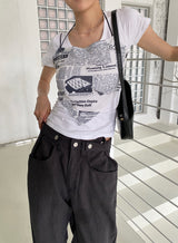 ロキシーデイリーUネックTシャツ / Roxy Daily U Neck T-shirt (6color)