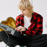 オーバーフィットフランネルシャツ/OVERFIT FLANNEL SHIRTS-RED+BLACK