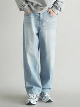 ブラッシュワイドデニムパンツ / M194 BRUSH WIDE DENIM PANTS_LIGHT BLUE