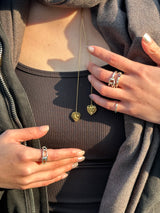 バレンティーナネックレス(silver+16K gold plated)