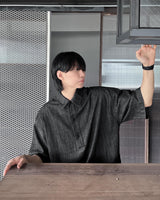 デニムスキッパーシャツ / Denim skipper shirt